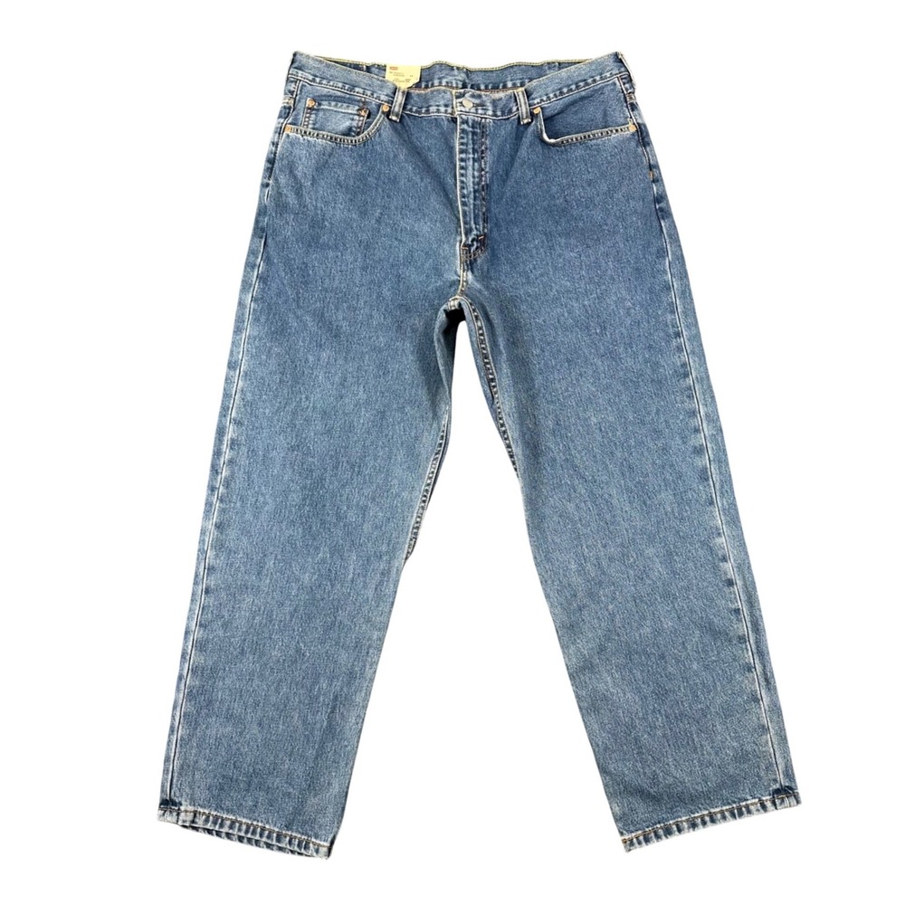 NWT Levi's 550 Jeans Mens 42x30 Relaxed‎ Fit Medium Wash Blue 100% Cotton